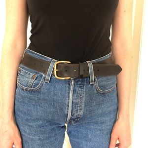 TOPSHOP leather belt - size S/M